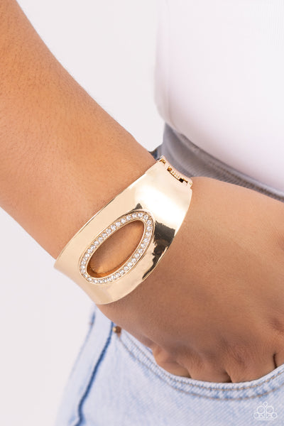 Paparazzi-Raised in Radiance - Gold Bracelet