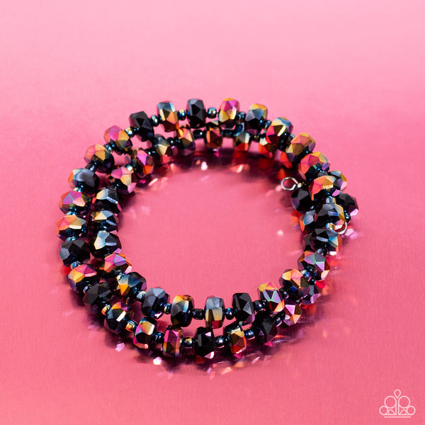 Paparazzi-Seriously Stellar - Black Bracelet