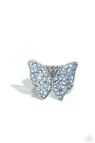 Paparazzi-High Time - Blue Ring Set