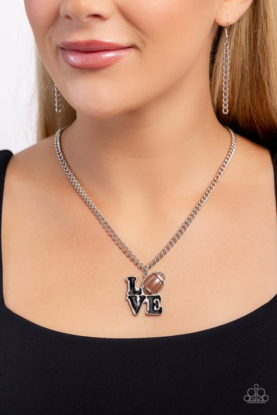 Paparazzi-Tender Touchdown - Brown Necklace