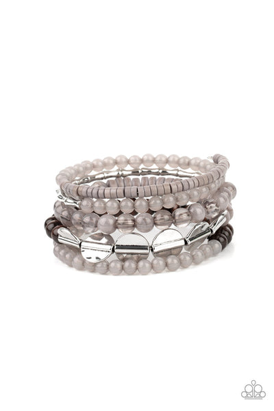Free-Spirited Spiral Silver Bracelet