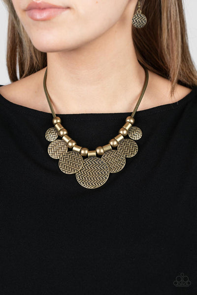 Indigenously Urban Brass Necklace