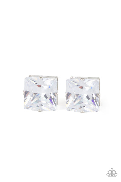 Times Square Timeless White Post Earring