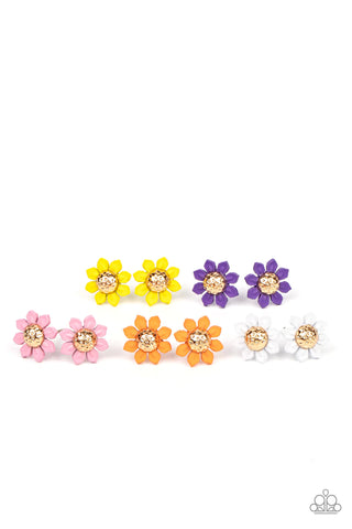 Paparazzi-Starlet Shimmer Floral Earring Kit