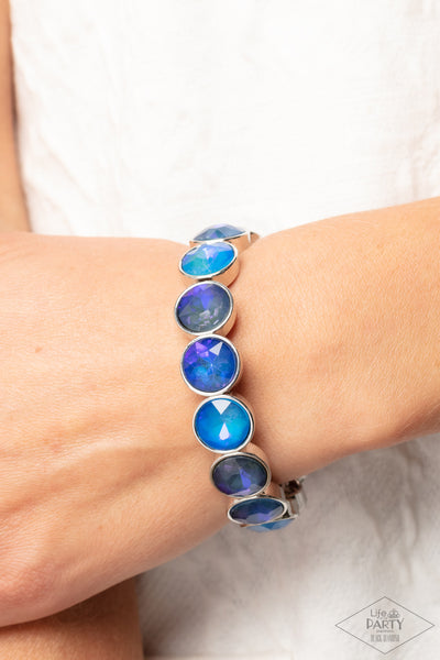 Paparazzi-Radiant on Repeat - Blue Bracelet