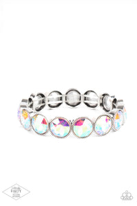 Paparazzi-Number One Knockout - Multi Iridescent Bracelet
