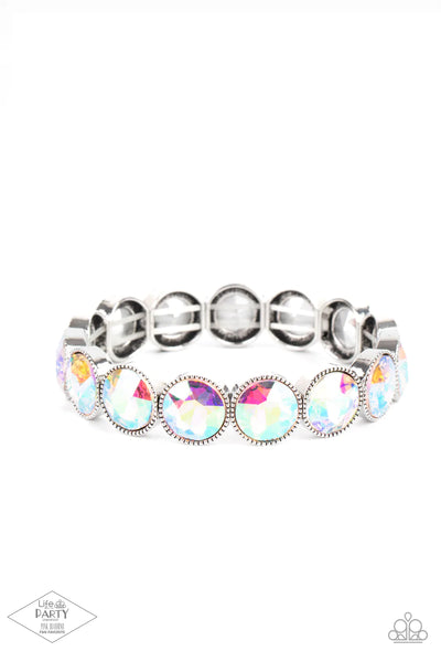 Paparazzi-Number One Knockout - Multi Iridescent Bracelet