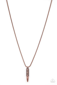 Paparazzi-Highland Hunter - Copper Necklace