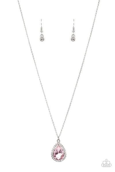 Paparazzi-Duchess Decorum - Pink Necklace