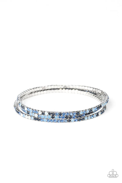 Paparazzi Sugar and ICE - Blue Bracelet