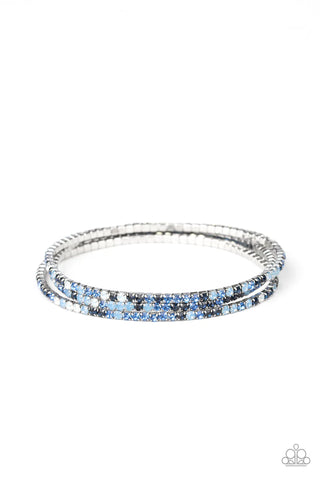 Paparazzi Sugar and ICE - Blue Bracelet
