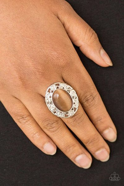 Paparazzi-Moonlit Marigold - Brown Ring