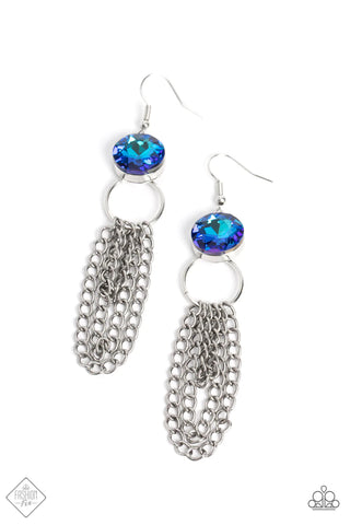 Paparazzi-Arthurian A-Lister - Blue Earring