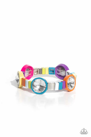 Paparazzi-Multicolored Madness - Multi Bracelet