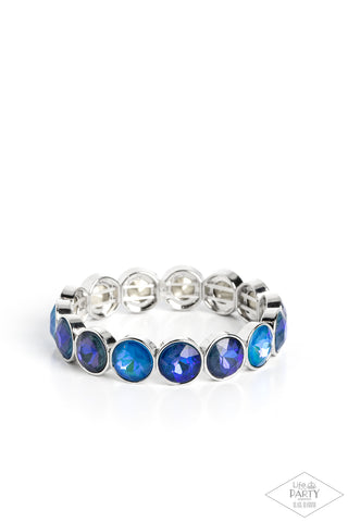 Paparazzi-Radiant on Repeat - Blue Bracelet