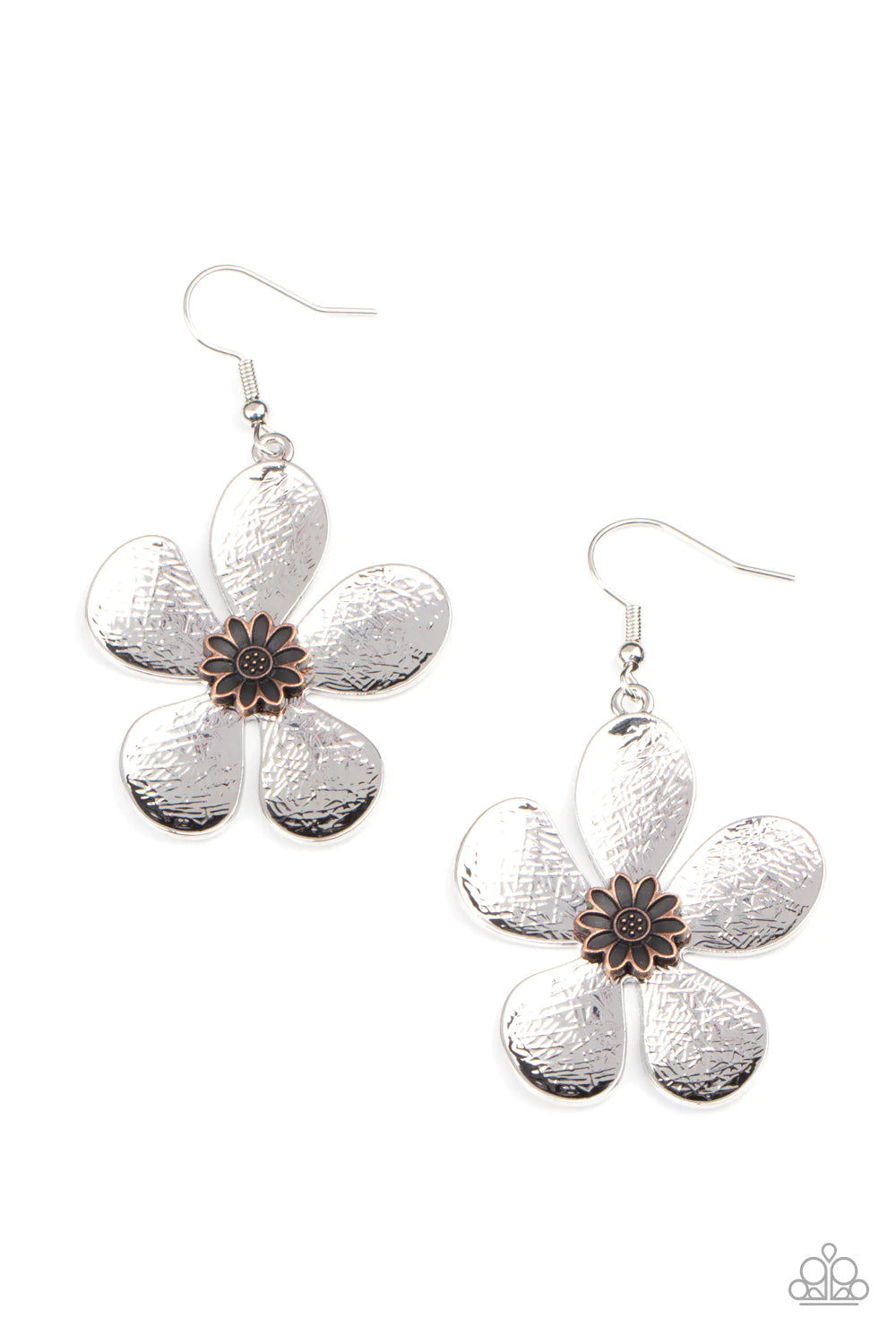 Paparazzi-Fresh Florals - Silver Earring