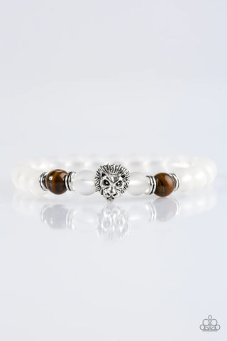 Paparazzi-The Lions Share - Brown Bracelet