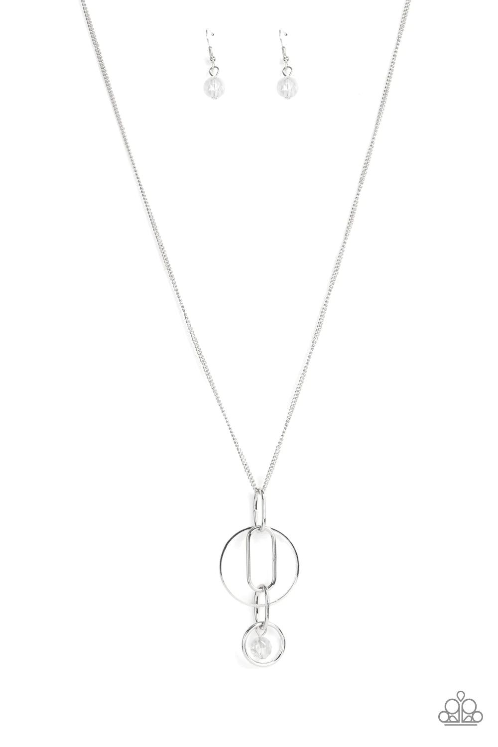 Paparazzi-Park Avenue Palace - White Necklace