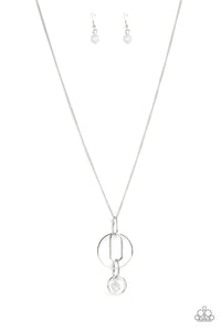 Paparazzi-Park Avenue Palace - White Necklace