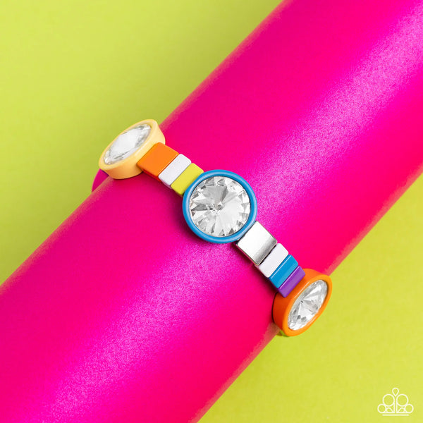Paparazzi-Multicolored Madness - Multi Bracelet