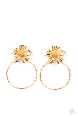 Paparazzi Buttercup Bliss - Gold Earring