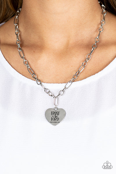 Paparazzi-Perennial Proverbs - Silver Necklace