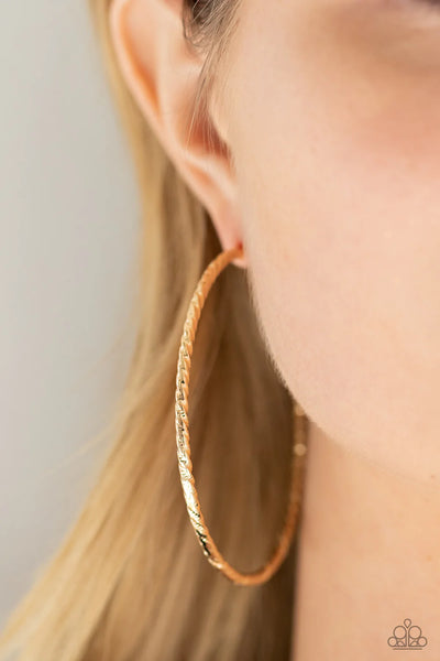 Voluptuous Volume - Gold Earring
