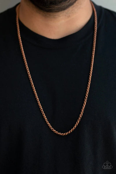Paparazzi-Jump Street - Copper Necklace