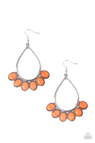 Stone Sky - Orange Earring