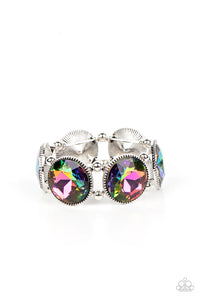 Paparazzi-Powerhouse Hustle - Multi Oil Spill Bracelet