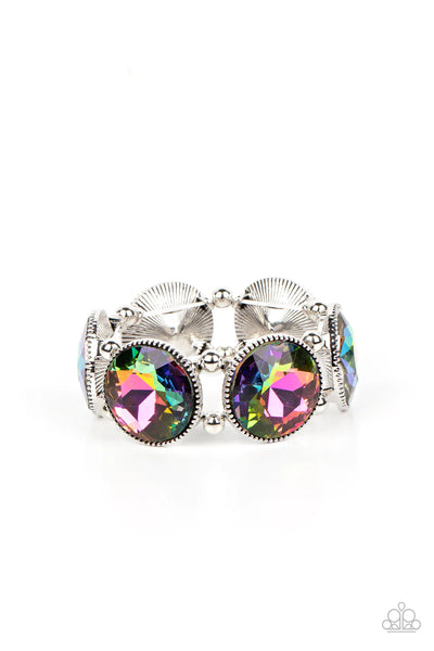 Paparazzi-Powerhouse Hustle - Multi Oil Spill Bracelet