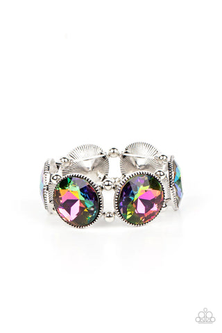 Paparazzi-Powerhouse Hustle - Multi Oil Spill Bracelet
