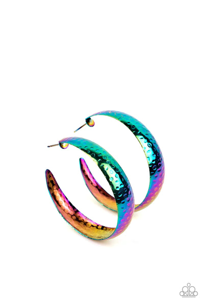 Paparazzi Futuristic Flavor - Multi Earrings arring