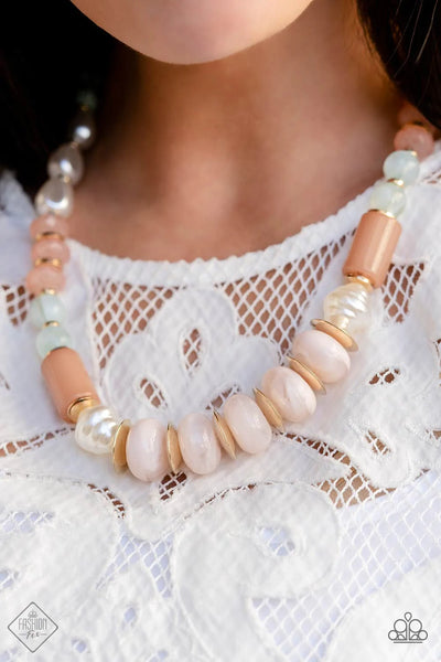 Paprazzi-A SHEEN Slate - Multi Necklace