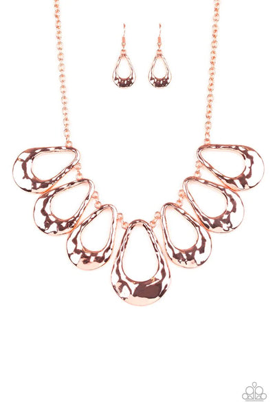 Teardrop Envy - Copper Necklace