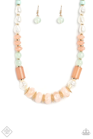 Paprazzi-A SHEEN Slate - Multi Necklace