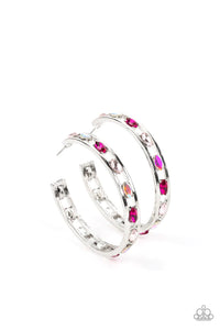 Paparazzi-The Gem Fairy - Pink Earring