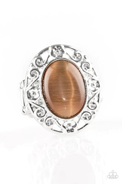 Paparazzi-Moonlit Marigold - Brown Ring