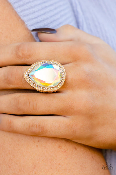Paparazzi-Illuminated Icon - Gold Ring