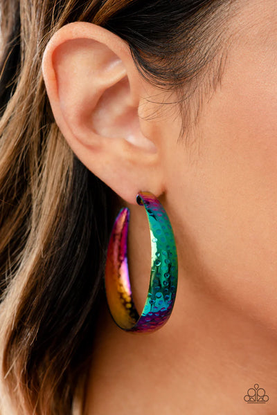 Paparazzi Futuristic Flavor - Multi Earrings arring