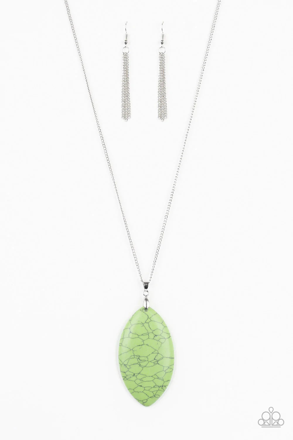Santa Fe Simplicity - Green Necklace