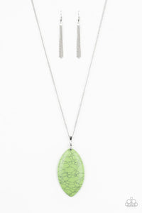 Santa Fe Simplicity - Green Necklace