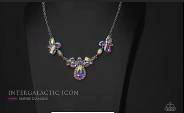 Paparazzi-Intergalactic Icon - Multi Necklace
