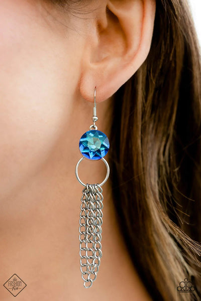 Paparazzi-Arthurian A-Lister - Blue Earring