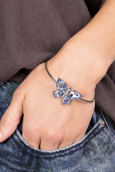 Paparazzi Butterfly Beatitude - Blue Bracelet