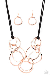 Spiraling Out of COUTURE Copper Necklace