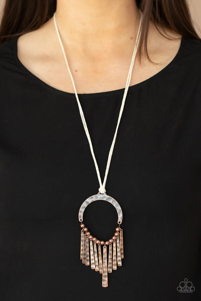 Paparazzi You Wouldnt FLARE! - Copper Necklace