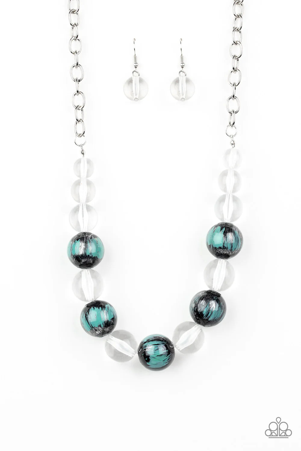 Paparazzi-Torrid Tide - Blue Necklace