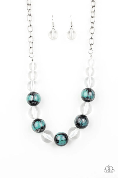 Paparazzi-Torrid Tide - Blue Necklace