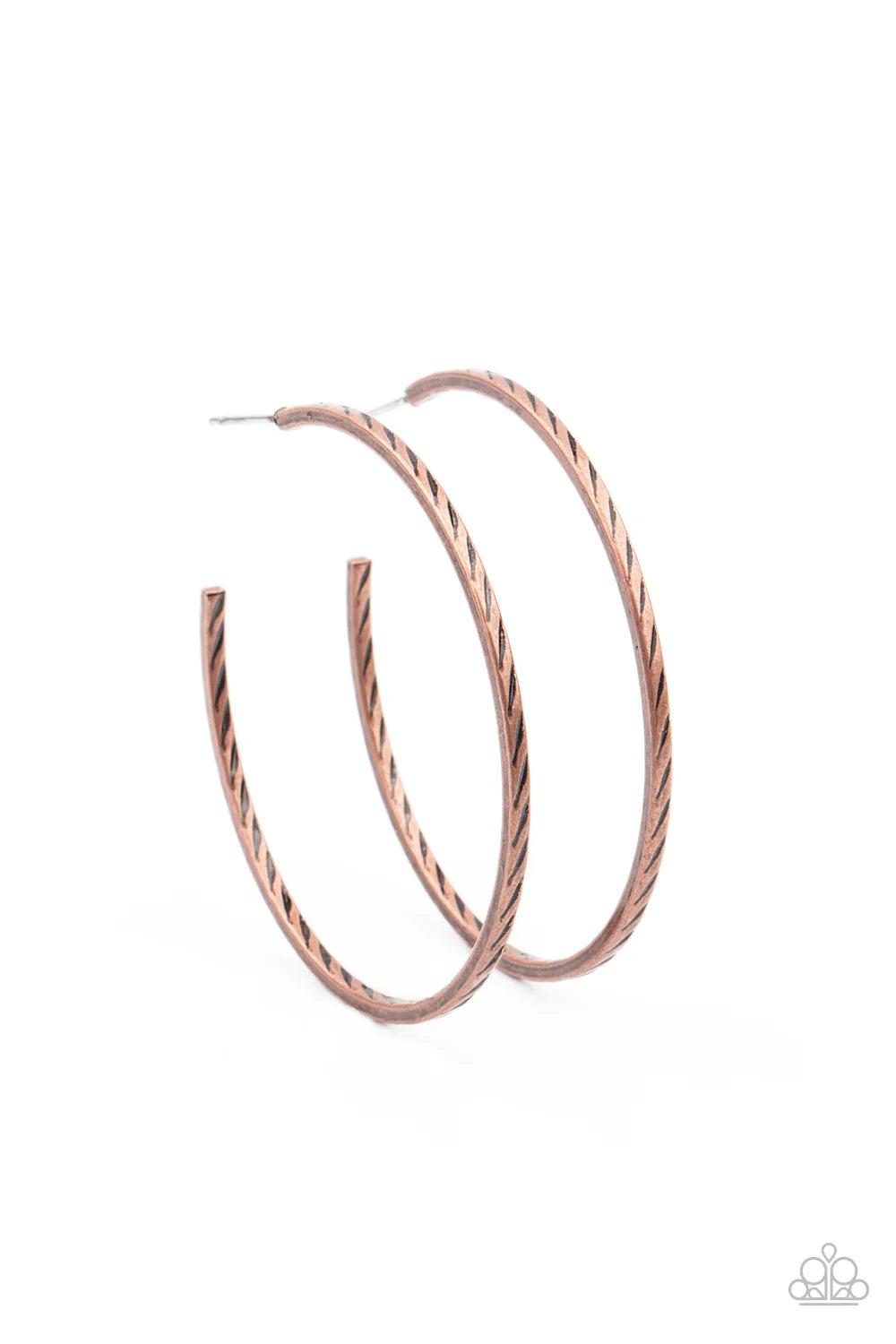 Paparazzi-Rural Reserve - Copper Earring